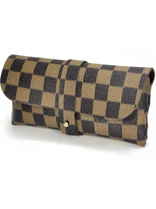 Accessories - Fashion and Trendy Black and Brown Glasses Storage Bag Fashion Sunglasses Case